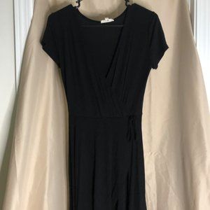 All black Skater Dress